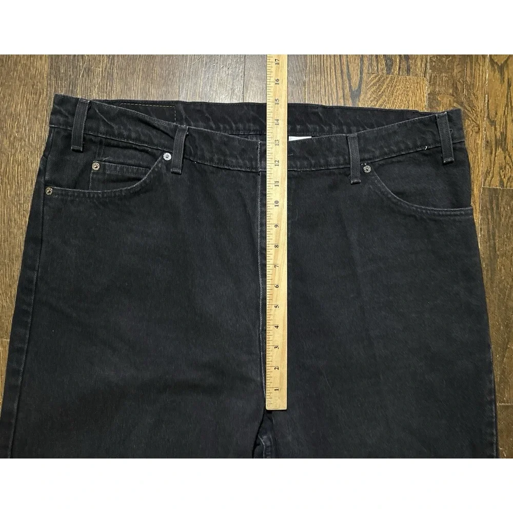 Levis Jeans Mens Size W44xL30 Black Relaxed Fit Straight Leg Cotton Vintage 1997